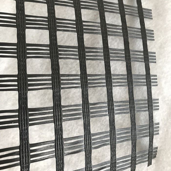 Road Construction fiberglass Geogrid 03