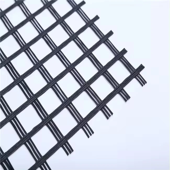 Warp Knitted Fiberglass Geogrid